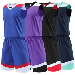 Cheap Vest Men Basketball Jerseys Custom Women uniforms Sports Suits Breathable Quick Dry Kids blank Sets Sportswear Customized