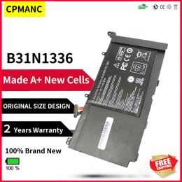 Batteries CPMANC Laptop Battery For ASUS VivoBook A551L S551 S551L S551LN R533L K551LN K551L Series A42S551 B31N1336 11.4V 48WH