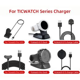 Charger for Ticwatch Pro/E3/Pro 3/Pro 3 GPS/Pro 3 LTE Fast Charging Dock USB Pro3 Smart Watch Charger Accessories