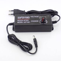 Adjustable Adapter AC 100-220V to DC 3-12V 5A 3-24V 2A 9-24V 3-24V 3A Power Supply Universal ac/dc Adapter with Display Screen