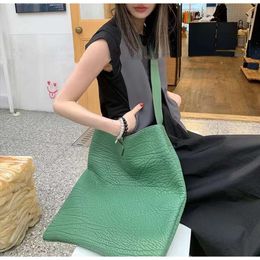 Handbag Designer 50% Discount on Hot Brand Women's Bags New Mona Green Pattern Tote Bag Large Capacity Trendy Casual One Shoulder Crossbody Womens