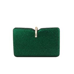 Women Party Cocktail Yellow/Red/Green Evening Bags Clutches Bags For Wedding Purses Party Cocktail Rhinestone Handbags Clutches