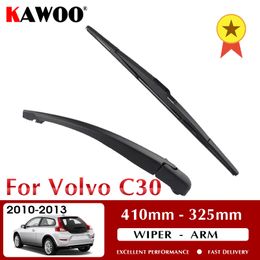 KAWOO Car Rear Wiper Blade Blades Back Window Wipers Arm For VOLVO C30 Hatchback (2010-2013) 410mm Auto Windscreen Blade