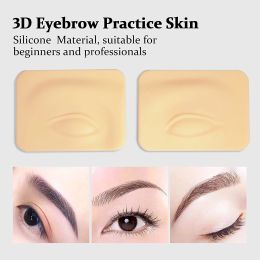 1/5/10pairs Silicone Eyebrow Trainning Skin Thickened Tattoo Practise Skin Permanent Fake Eye Brow Tattoo for Makeup