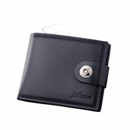 men's Wallet Retro Woven Pattern PU Leather Men's Short Wallet Multi-Card Wallet Luxury Zipper Fi Purse for Men 863B#