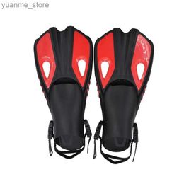 Diving Accessories Adult and child flip chest shoes free swimming training short flip chest duck feet diving equipment Y240410