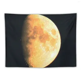 Tapestries Big Old Moon Tapestry Art Mural Decoration Aesthetic Bedroom