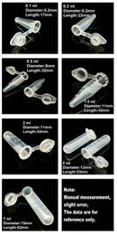 Laboratory 0.1/0.2/0.5/1.5/2/5/7ml Plastic Centrifuge Tube EP test tube PCR tube Sample Repackaging small bottle