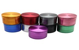 63mm Space Case Herb Grinder 4 Layers 9 Colors Aluminum Alloy Metal Grinder Tobacco Crusher Fit Dry Herb9874280