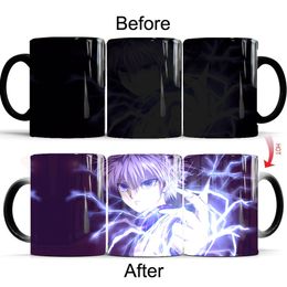 Hunter X Hunter Mugs Cup Changing Colour Magic Mugs Heat Sensitive Tea Cup Coffee Mug Gift Mug Drop Shipping