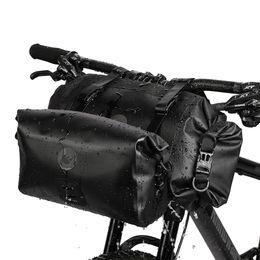 Rhinowalk Bike Bag Set Waterproof Bicycle Pannier Handlebar Bags Frame Top Tube Bag MTB Saddle Bag Travel Water Bottle Bag