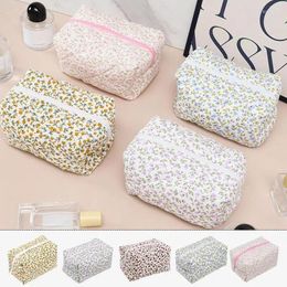 Storage Bags Travel Cosmetic Bag Cotton Portable Makeup Pouch And Supplies Jewellery Organiser