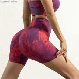 Yoga Outfits Gutashye Women Shorts Sports Shorts For Women New Cycling Jogging Fitness High Waist Push Up Gym shorts Leggings Yoga Clothing Y240410