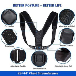 Adjustable Posture Corrector, Back Brace, Female, Male, Lumbar Clavicle Waist And Shoulder Posture Correction