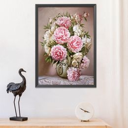 DIY Embroidery 11CT Stamped Rose Print Flowers DIY Cross Stitch Kits Embroidery Art Canvas Needlework Handicraft Home Decor