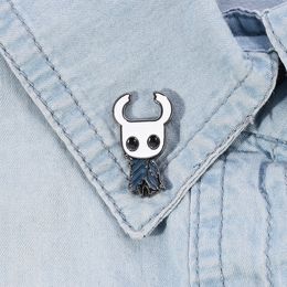 Newest Game Hollow Knight Enamel Pin Wanderer Lapel Hornet Cosplay Badge Metal Brooch for Men Women Kids