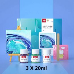 Colourful Pouring Acrylic Paint Set for Drawing Painting Hand-painted Wall Canvas Paint Pigment Artist DIY Fabric Paints