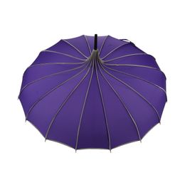 Vintage Pagoda Umbrella Bridal Wedding Party Sun Rain UV Protective Parasol Umbrella Long Handle Large Umbrellas for Women Male