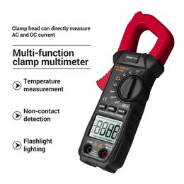 ANENG ST209 Digital Multimeter Clamp Meter 6000 Counts True RMS Amp DC/AC Clamp TesterClamp Meter Meters Voltmeter LCD Display