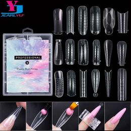 Multi Nail Forms Quick Building Gel Polish Moulds For Extending Tip Acrylic Sculpted Nail Art DIY Manicure Tools Equipment