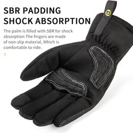 Giyo Winter Gloves For Man Woman Gel Padded Bicycle Cycling Equipment Full Finger Mtb Bike Motorcyclist Gloves Touch Screen