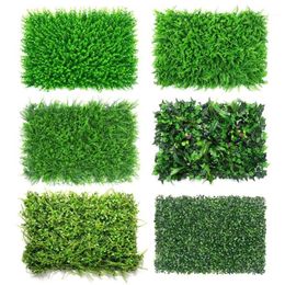 Decorative Flowers & Wreaths Artificial Grass Lawn Turf Simulation Plants Landscaping Wall Decor Green Plastic Door Shop Image Bac2743