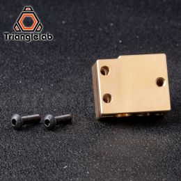 Trianglelab High Temperature H59 Brass Volcano Heater Block For HOTEND Compatible PT100 Thermistor Cartridge Sensor V6 Hot