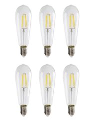 E27 ST64 LED Bulbs Vintage LED Filament Bulb Retro Lights 2W 4W 6W 8W Warm White AC110240V6613656