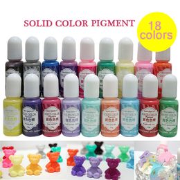 Spot 10ML Dyes Soap Making Coloring Set Liquid Kit Edible Colorants for DIY Plasticine Water Oil Dual Use Kitchen Baking Tool