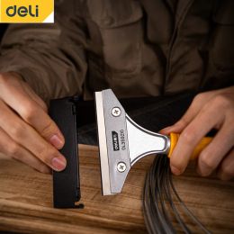 Deli Multipurpose Knife Wallpaper Paint Tiles Flooring Scraper Remover with SK5 Steel Blade Multitool Knife Cleaning Tools