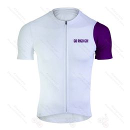 2022 Go Rigo Go Cycling Jersey Sets White Cycling Clothing Colombia Team Bike Short Sleeves Men's Bicycle Shirt Ciclismo Maillot