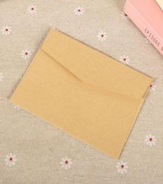 Whole 50Pcs LxW 11x8cm Colorful Mini Kraft Envelope Business VIP Card Small Wedding Party Invitation Card Paper Envelopes of3559658