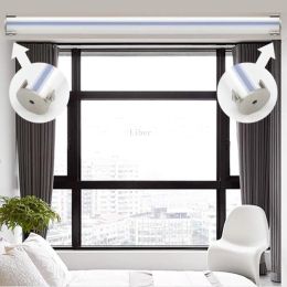 Pair 28mm Curtain Rod Brackets Holders Closet Wardrobe Pole Support Braces with Mounting Screws Window Treatment Hardware