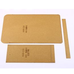 DIY leather craft envelope shape handbag 500gsm heavy weight kraft paper pattern template hollowed stencil 24x31x2cm
