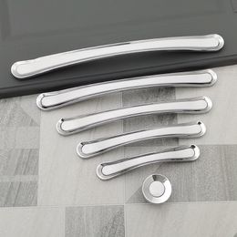 Silver White Furniture Handle Retro Nordic Style Kitchen Cabinet Drawer Handles Dressing Table Closet Door Knob Bookcase Pulls