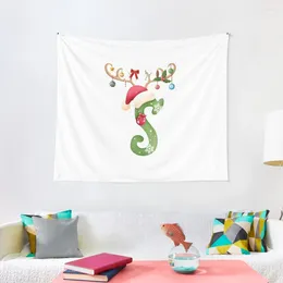 Tapestries Christmas Letter S Tapestry Bedroom Decor Aesthetic Custom Cute Room For