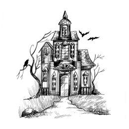 HHalloween House Clear Silicone Stamps Scrapbooking Crafts Decorate Photo Album Embossing Cards Making Clear Stamps New