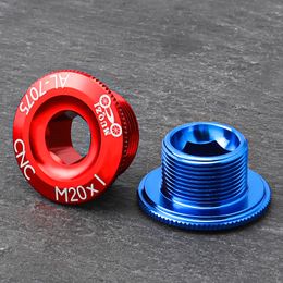 Crank Cover Screw Cap M20 MTB Crankset Crank Cover Aluminium BMX Road Bike Fitting 10 Colours