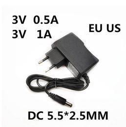 1PCS AC / DC Adapter DC 3V 0.5A 1A 2A 3A AC 100-240V Converter power Adapter 5Volt 1000MA Power Supply Charger EU US Plug