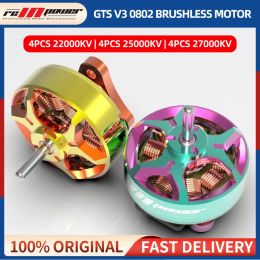 Drones 4PCS RCINPOWER GTS V3 0802 1S Brushless Motor 22000KV 25000KV 27000KV Mini Drone Motor For FPV Freestyle Tinywhoop Cinewhoop