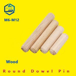 Wood Dowel Pins Per Lot Twill Hardwood Round Furniture Fitting Cylindrical Pin Cabinet Drawer Round Wood Dowel Pins Rods