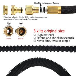 2020 New High quality Garden Hose High Pressure Flexible Expandable Car Wash Magic Hose Outdoor Watering Water Pipe Spray Gun