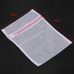 Laundry Underwear Net Mesh Washing Machine Bag Socks Lingerie Bra Bag 23cm by 30cm Promotion