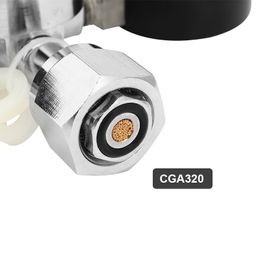 Co2 Pressure Regulator for Beer, CGA320 Quick Disconnect Keg Regulator with Independent Control Valve for Stable Carbonated beer