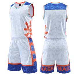 Kids Girl Basketball Jersey Set Child Men Women Blank Basketball Uniforms Goal Throw Training Vest Double Pocket Sports Suit