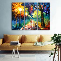 3 Piece landscape full square/round diy diamond painting Cross Stitch Triptych diamond embroidery needlework famous painting
