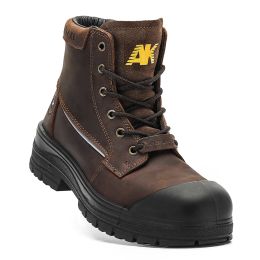 Boots ANITAKE 2102 Steel Toe Work Boots for Men,6 Inch, Full Grain Leather, Electrical Insulation, NonSlip, Impact Resistance