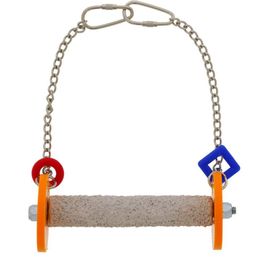 Bird Swing Toys Parakeet Perches Hanging Cage Toy for Conures Parrots Parakeets Cockatiels Macaws Finches (colorful)