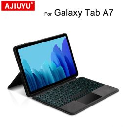 Keyboards Case Cover For Samsung Galaxy Tab A7 10.4" 2020 SMT500 SMT505 Tablet Bluetooth Keyboard Touch Pad Protective Cases TPU Shell