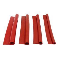 1 Meters P Type High Temperature Oven Door Window Silicone Rubber Sealing Strip Weatherstrip Oven Parts 9 Shape Weatherstrip